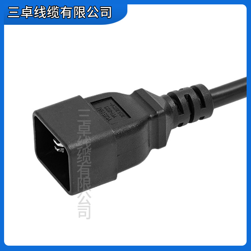 C19-C20 横穴電源コード C19-C20 延長コード ハイパワー 16A プラグ PDU 電源コード|undefined