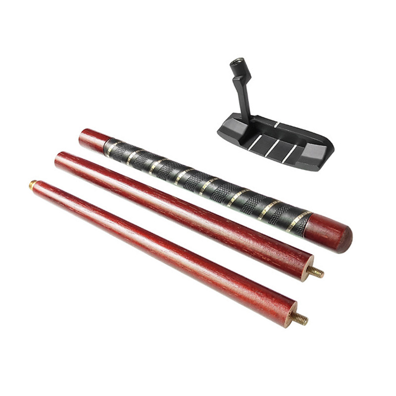 Golf Putting Practice Device Gift Box Mahogany Set Aluminum Alloy Set Three-Section Putting Gift Set Box Golf Putting Practice Device Gift Box Mahogany Set Aluminum Alloy Set Three-Section Putting Gift Set Box