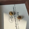 Amber earrings