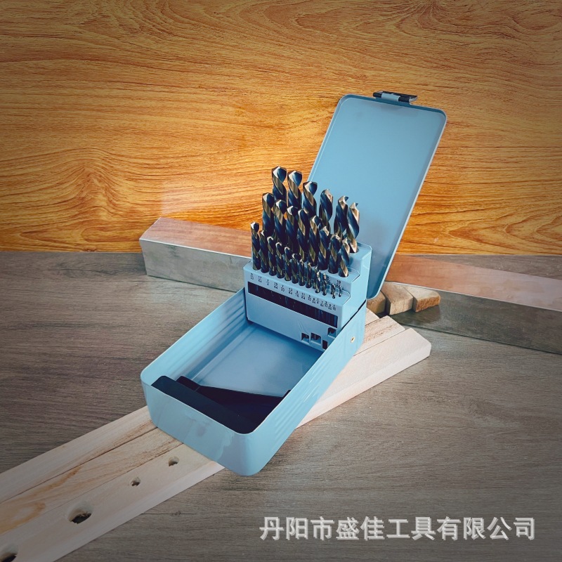 供应英制全磨麻花钻 15pc 29pc左旋黑黄钻 全磨麻花钻头组套