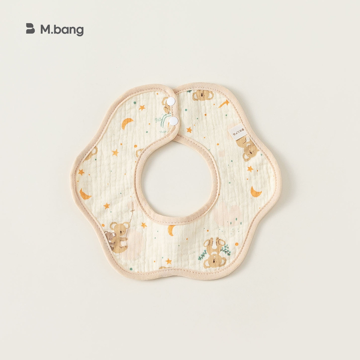 Babycity Toalla de saliva para niños Babero de pétalos de bebé Babero impermeable para recién nacidos PS24019