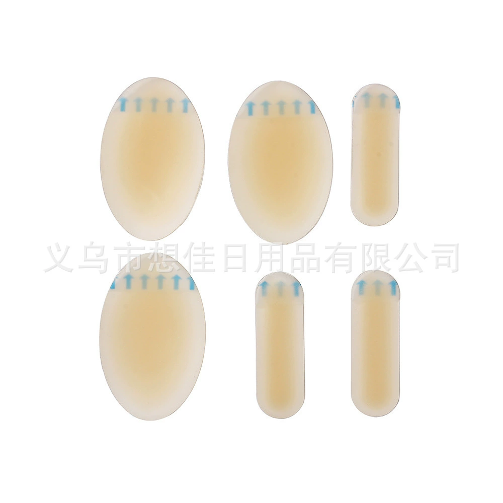 Оптовая Продажа с фабрики водоблокирующие Гидроколлоидные наклейки на пятку обувь на высоком каблуке не бьет по стопе прозрачные противоизносные наклейки на пятку утолщенные