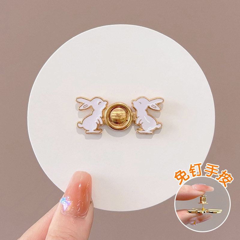Broche de cintura para mujer falda apretada cintura artefacto pin fijo botón de botón anti-peregrino broche anti-peregrino
