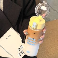 ドーパミンガールズ高見えポータブルカップ高温耐性ウォーターカップ無印良品交換用高ホウケイ酸ガラスカップ