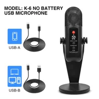 Usb-микрофон мобильный телефон в прямом эфире звуковая карта компьютерная киберспортивная игра голосовое оборудование