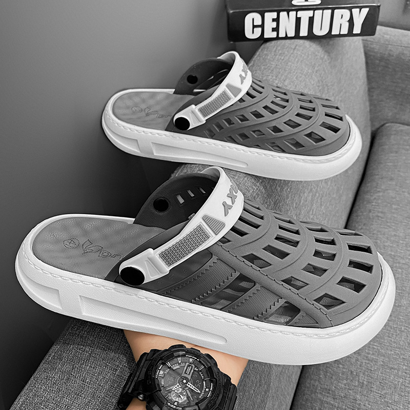 Sandalias de playa de verano para hombres, zapatillas deportivas, zapatos de agujero cómodos, sandalias deportivas de playa