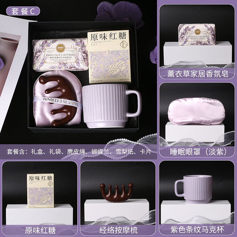 Nuevo set de regalo de mano para clientes de la industria americana, eventos de tienda de ropa, regalos de alta calidad, regalos ligeros de lujo de alto nivel