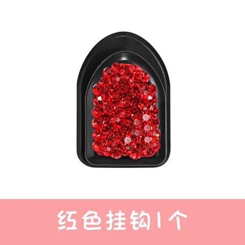 Coche Diamante gancho oculto mini gancho adhesivo multifuncional estrellado Invisible Gancho gratis pegatinas