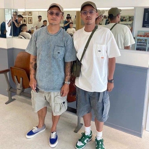 Champion MDNS, same as Mandy Leung, orange edge striped embroidery mid-calf socks, street-style thick knit socks, INSA men's and women's sports socks