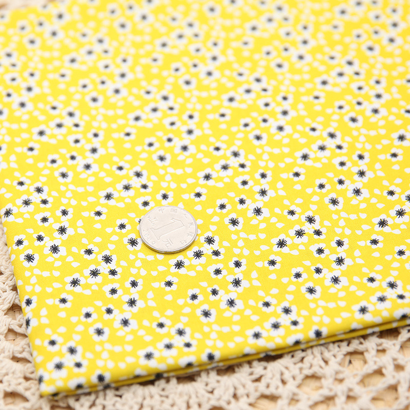 Tela de bordado hecha a mano para patchwork DIY, tela de bordado Lu, tela de bordado de moda, tela floral de algodón para punto de cruz y muñecas.