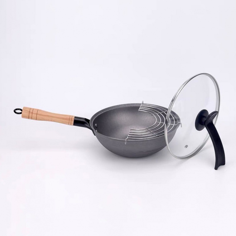 Steel ball delivery+28cm single handle has a cover
