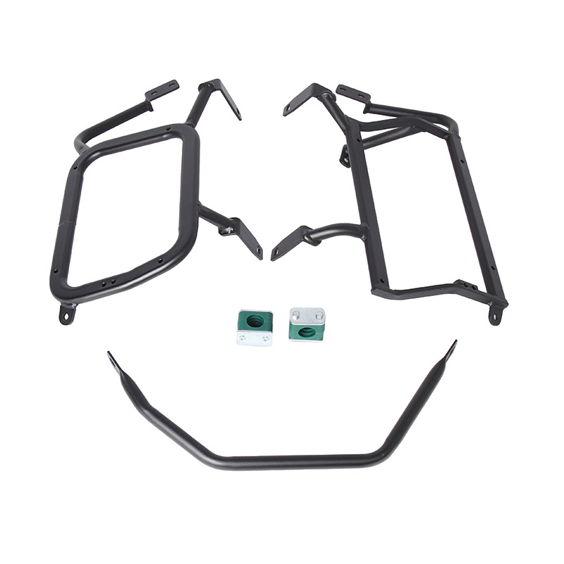 Aplicable a Benelli 702X derecho escondido motocicleta caja lateral de aleación de aluminio anti-caída a prueba de colisión caja lateral a prueba de agua maletero