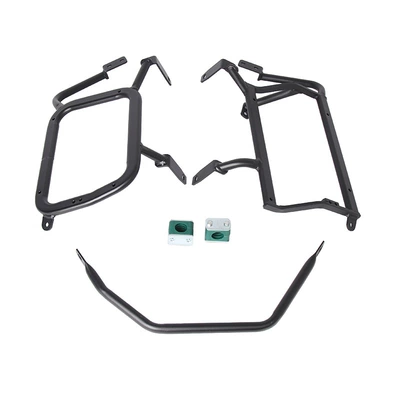 Motorcycle frame steel side frame right hiding exhaust