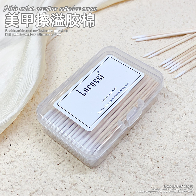Disposable Makeup Cotton Swabs for Home Use, Ultra-Fine Pointed Tips for Cleaning Nail Grooves and Gaps, Removing Excess Nail Polish Gel Disposable Makeup Cotton Swabs for Home Use, Ultra-Fine Pointed Tips for Cleaning Nail Grooves and Gaps, Removing Excess Nail Polish Gel
