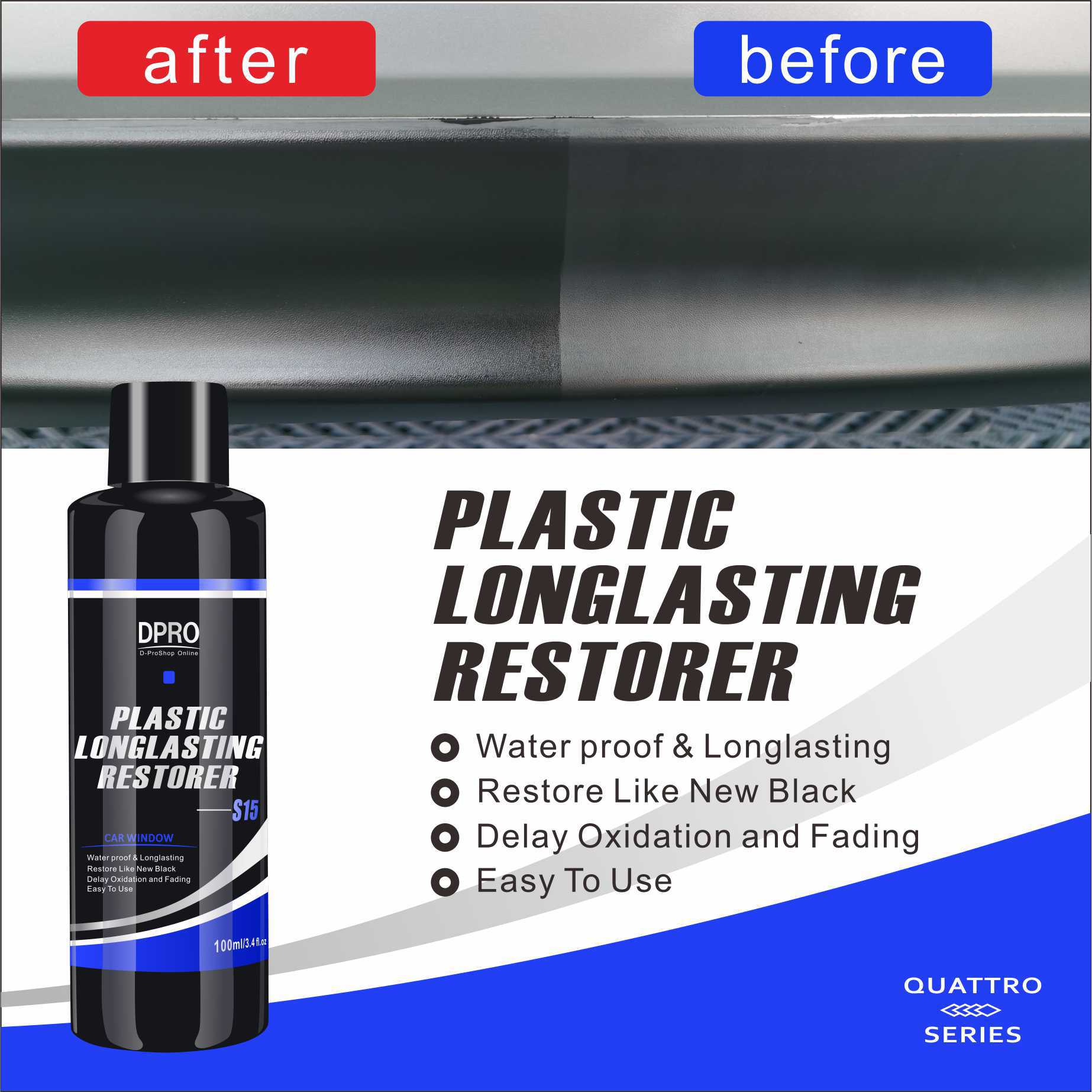Восстановитель пластика DPRO Plastic Longlasting Restorer S15