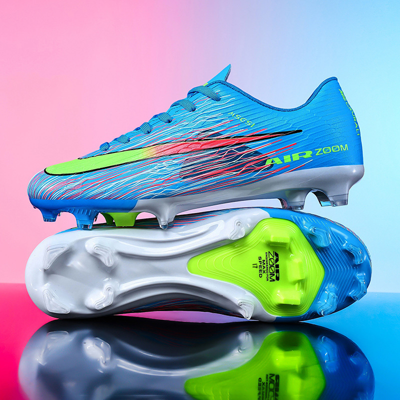 Large Size Football Shoes with Tf Studs for Artificial Turf, Ag Long Studs for Men, Women, Children, Teenagers, and Students, Sports Training Shoes