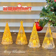 クリスマスクリスマスツリー小夜灯寝室寮ベッドヘッドランプクリスマスパーティー装飾雰囲気灯デスクトップ小置物