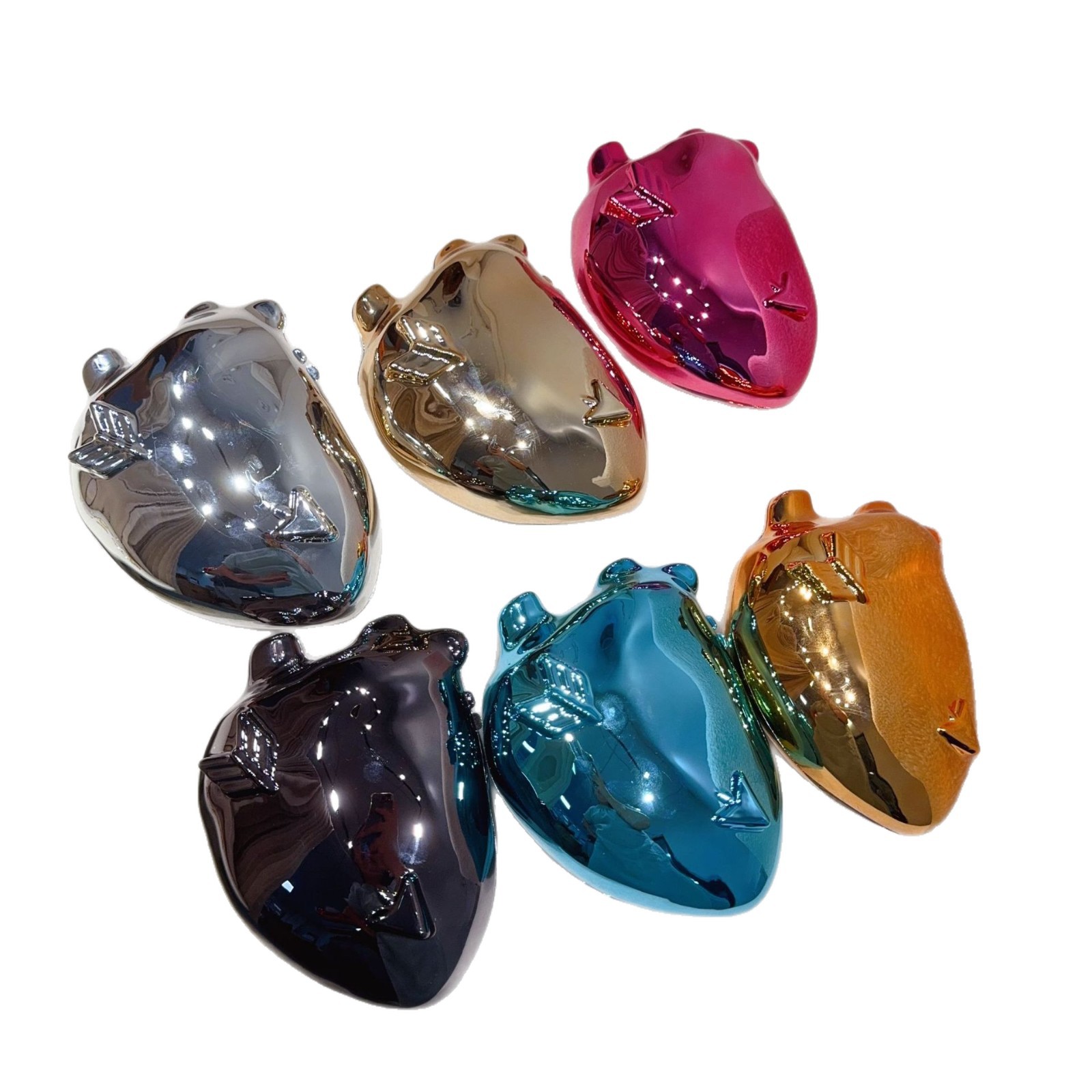 Nicho damas bolsas de cena en forma de corazón, bolsas acrílicas, bolsas de caja de diseño chic, bolsas de noche de hombro