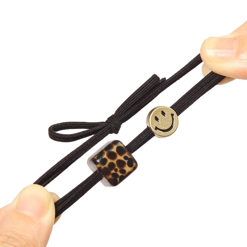 Puesto de suministro cabeza cuerda leopardo banda para el cabello lazo banda de goma para el cabello accesorios para el cabello internet celebridad estilo coreano cubierta de cuero accesorios para la cabeza hembra lindo