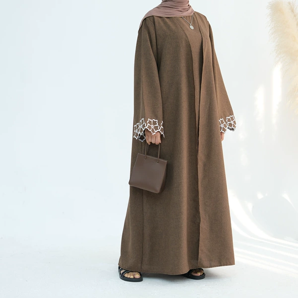 Deep brown cardigan LR899