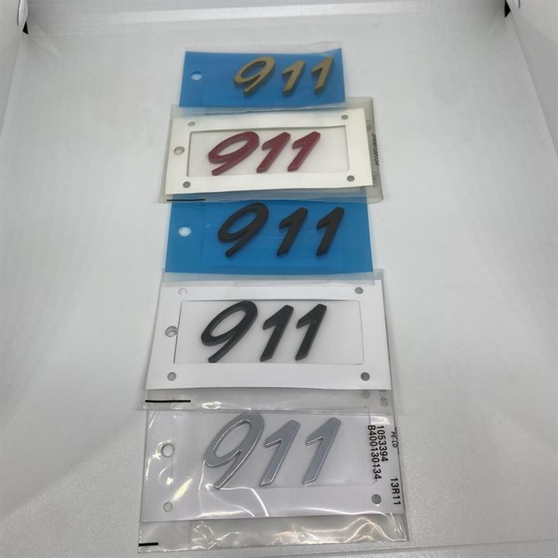 Suitable for Porsche 911 car emblems: Carrera lettering, Targa rear emblem, 4, GTS, Turbo