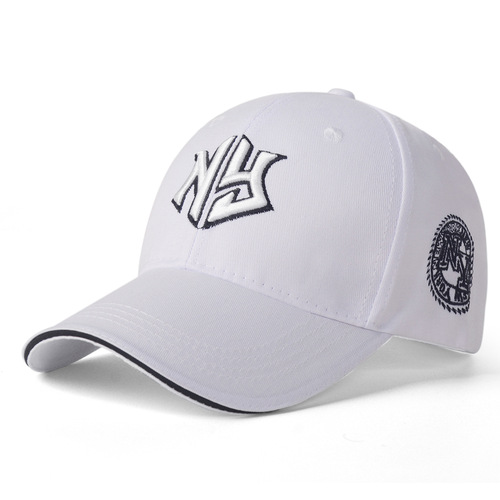 Cap Korean-style embroidery letter baseball cap for men and women, spring and autumn sports flat cap, winter outdoor sun hat