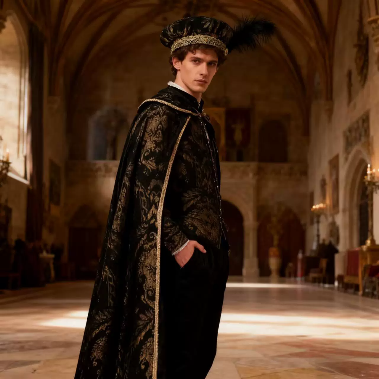 Новый средневековый Ренессанс благородный Tudor король костюм накидка плащ RenFaire рубашка накидка