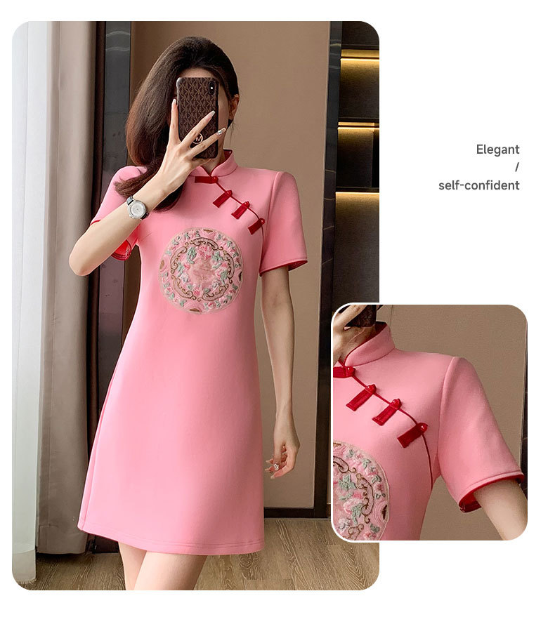 B4654 1380K VÁY ĐẦM LIỀN THÂN NỮ DONTDAN MÙA HÈ PHỤC CỔ CỔ ĐIỂN THỜI TRANG NỮ G04 SẢN PHẨM MỚI