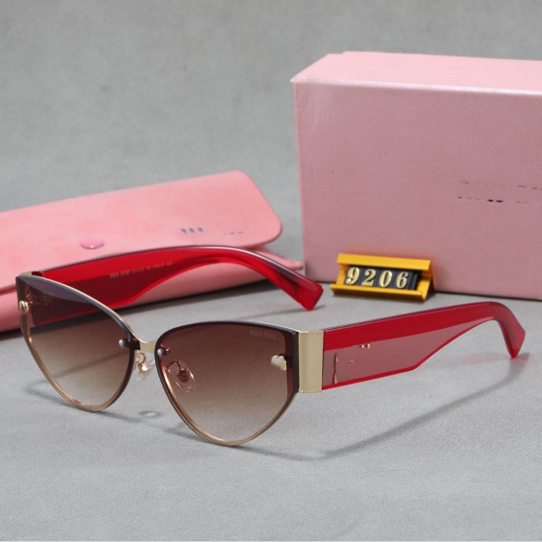 2025新款m字母猫眼太阳镜欧美网红ins同款复古墨镜女潮流太阳眼镜