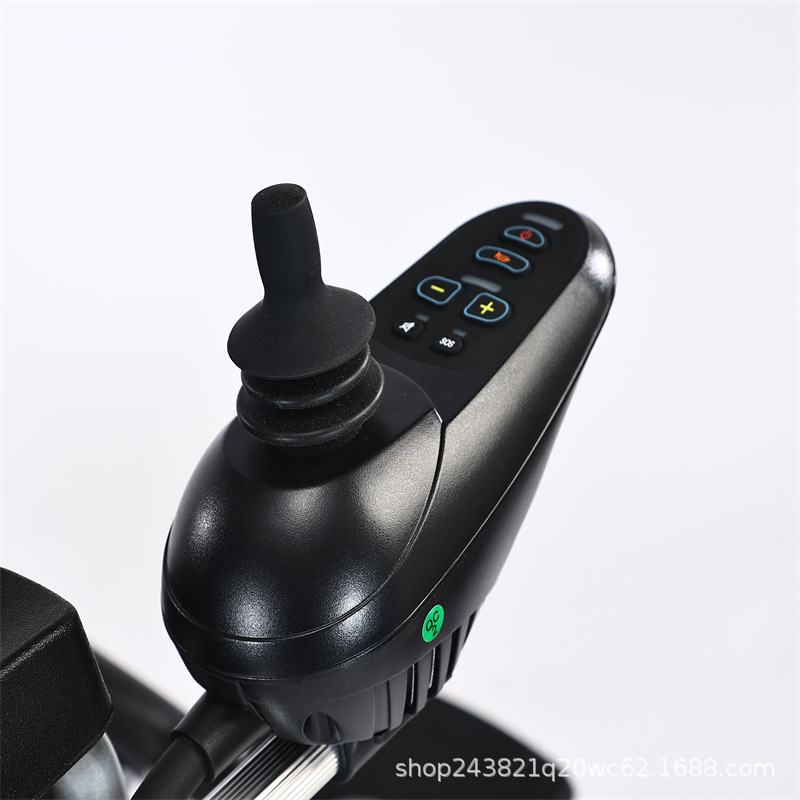 Cross-Border Electric Wheelchair with High Backrest, Reclining and Foldable, Long-Lasting Battery, Four-Wheel Mobility Scooter, Wholesale Electric Mobility Scooter