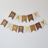 Blue Blue Perm, Fish Flower Tail Birthday Pull Happy Birthday Birthday Happy Birthday Banner Banner Plus Flower