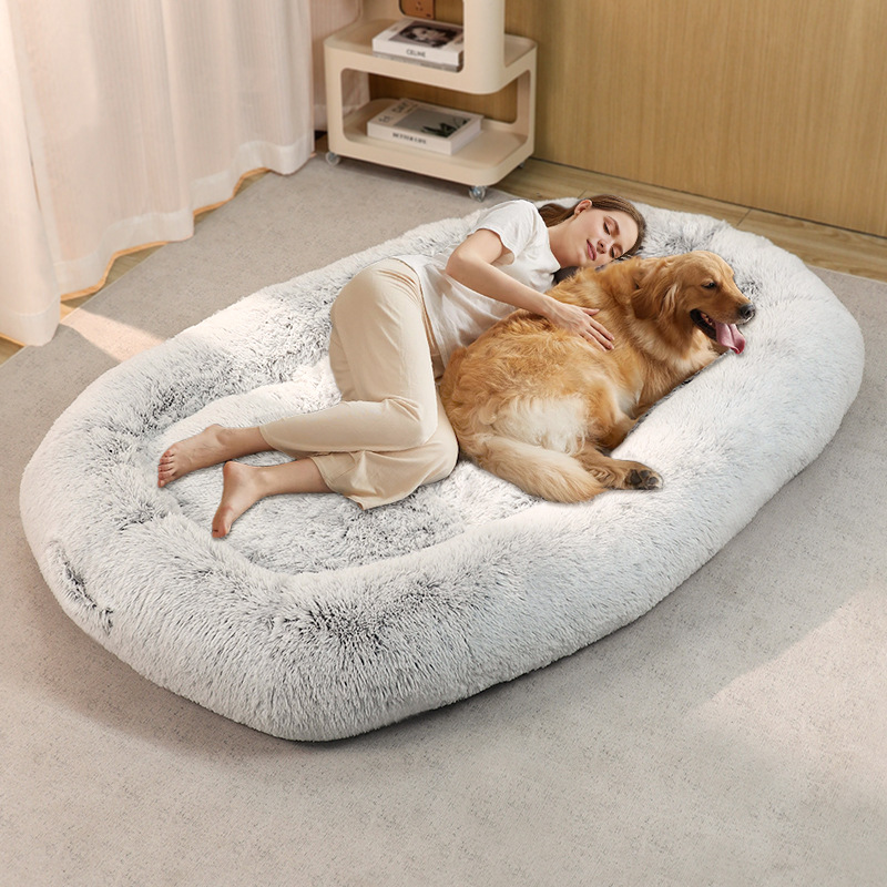 Colada para mascotas Colada para perros de gran tamaño Cama para perros Cama cálida de felpa en invierno
