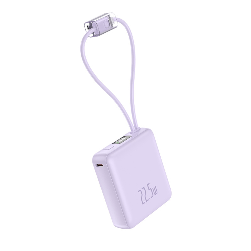 Mini tesoro de carga 10000mAh con cable 22.5W rápido carga en avión tesoro de carga personalizado regalos mayoristas