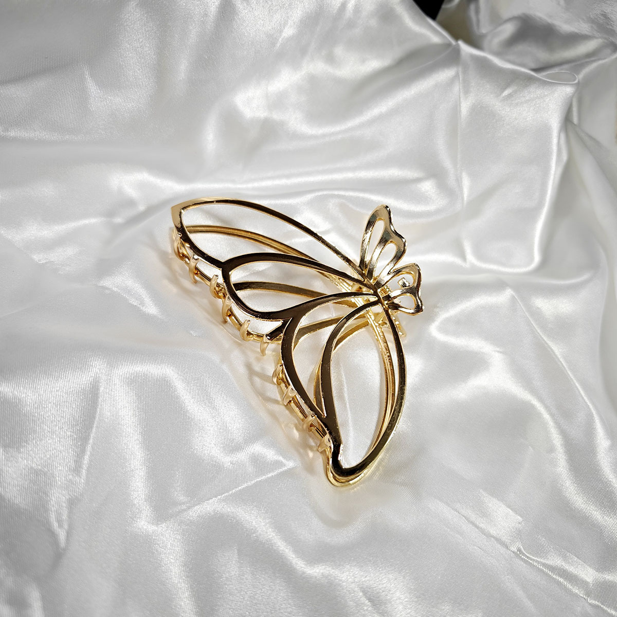 Women's Gender Plating Design Women's Sweet Simple Style Butterfly Alloy Plating Hair Claws
