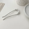 Silver U-Shaped Pearl