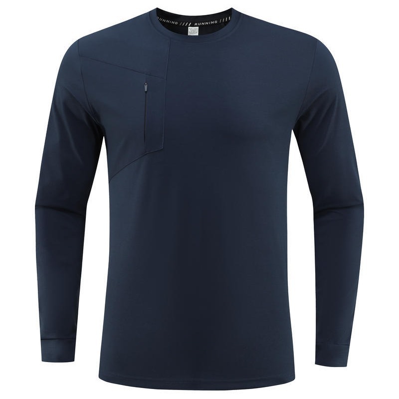 Suéter de manga larga de Dijia, primavera, otoño e invierno, correr al aire libre, ropa de secado rápido, camiseta deportiva de pájaro para hombre, ropa de fitness, transpirable, transfronteriza