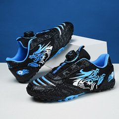 新款兒童足球鞋網面旋轉扣碎釘男童訓練鞋中小學生男女孩防滑球鞋