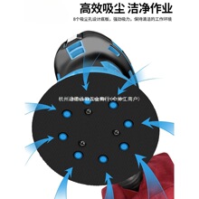 东成打磨机墙面腻子打磨木工电动砂纸无尘机工具砂光机抛光机