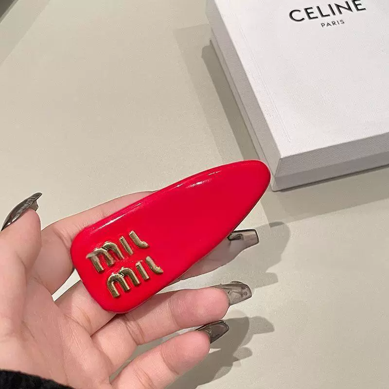 Miumiu, модная заколка для волос, универсальные шпильки, шпилька