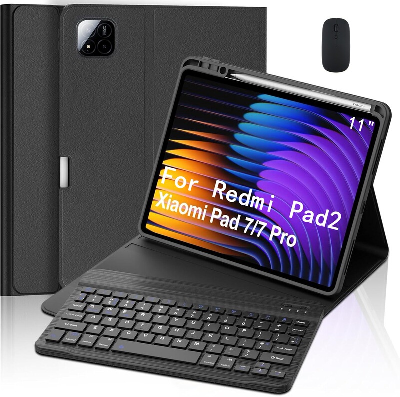 Suitable for Xiaomi Redmi Se Tablet Protective Case 11inch Bluetooth Keyboard with Touch Magnetic Protective Case Pad2