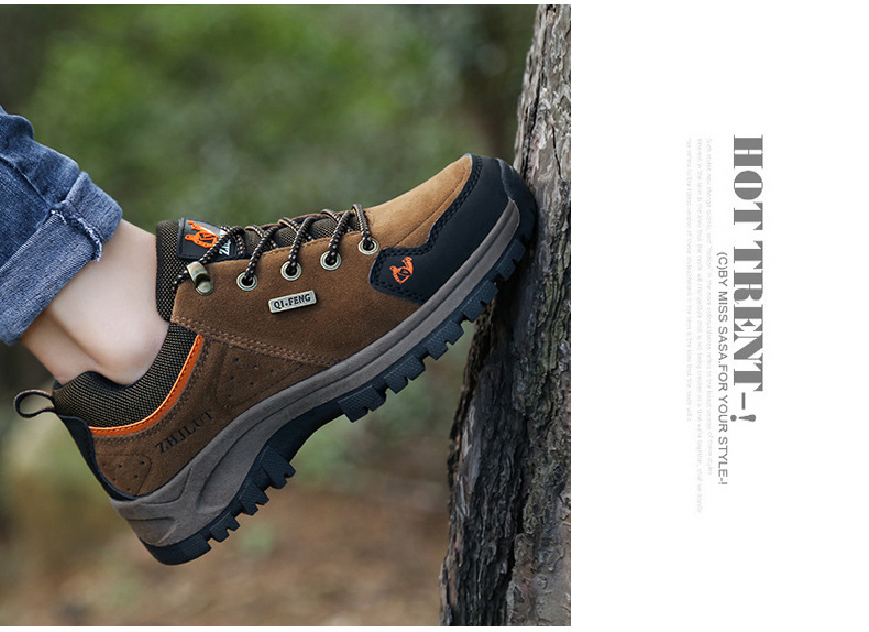 Chaussures De Randonnée Homme à Enfiler - Baskets Décontractées Légeres Pour Voyage Et Marche - Taille Basse
