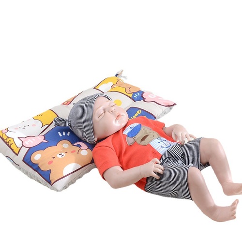 Children's Pillow Soothing Pillow Doudou Pillow 1-6 Baby Pillow Infant Nap Touch Granular Velvet 3D Children's Pillow