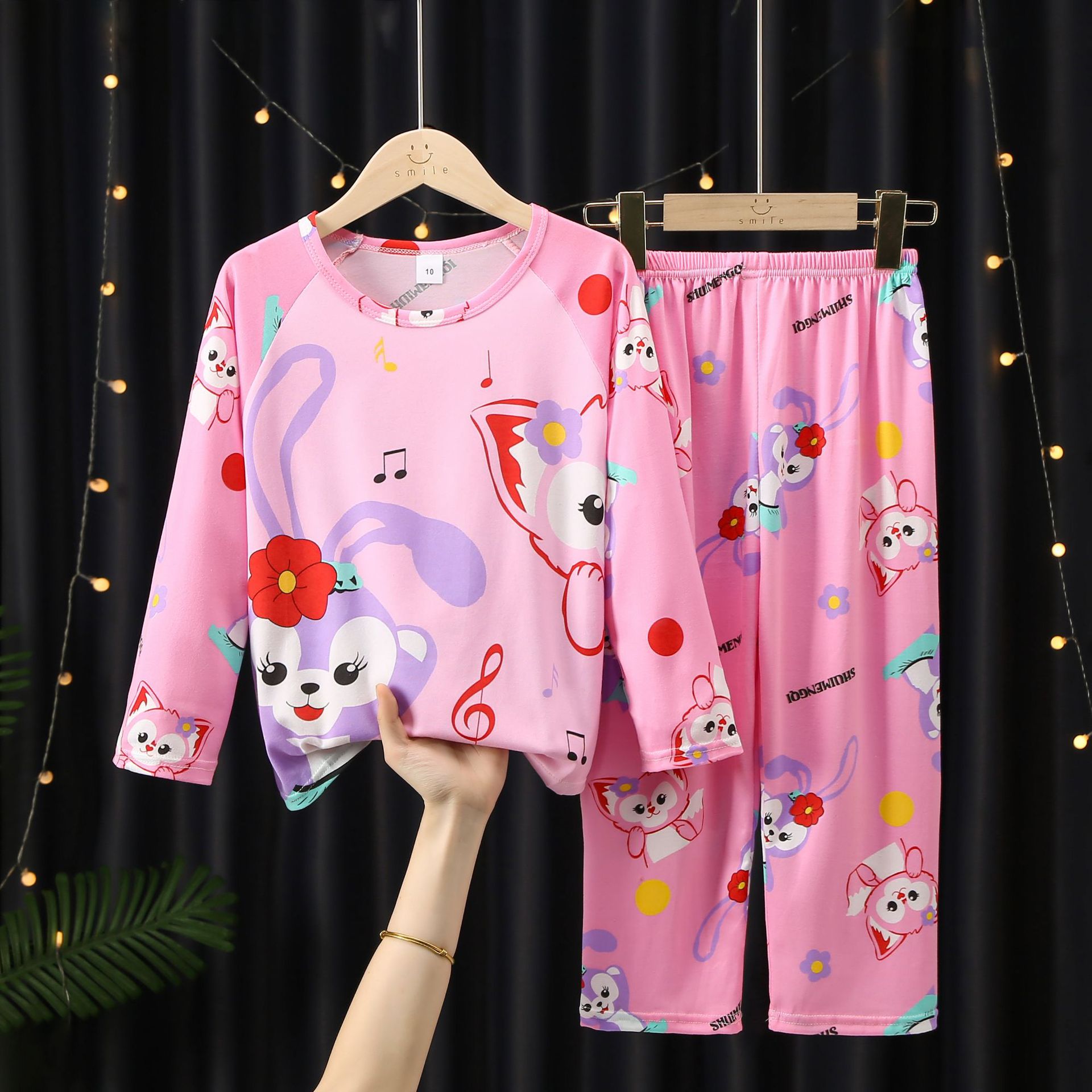SMQ-Long Sleeve Case-Pink Rabbit