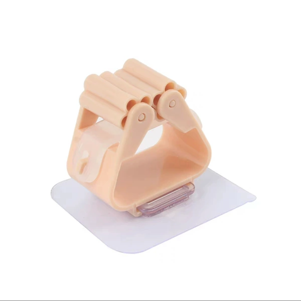 Traceless mop clip + acrylic film [Rose Red]