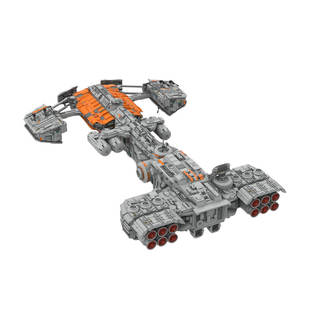 Building Blocks Cross-Border Moc-60189 Ucs Ship Free Virgillia Class Bunker Buste
