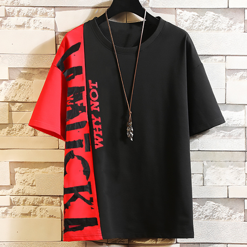 A variety of short sleeve plus fat increase men's summer men's 400kg fat half sleeve T-shirt loose casual fat man shirt