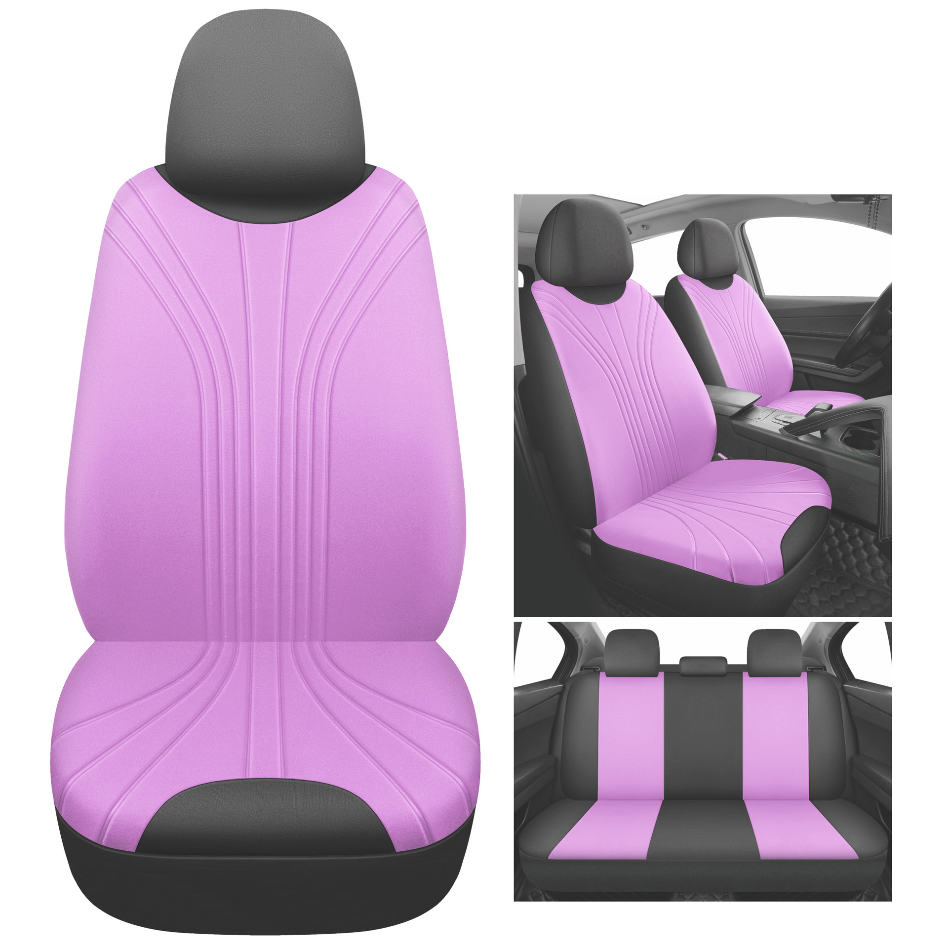 Foreign Trade Cross-Border Amazon Russia Universal Glacier Pattern Press Car Seat Cover Art Fabric Cushion Europe and America