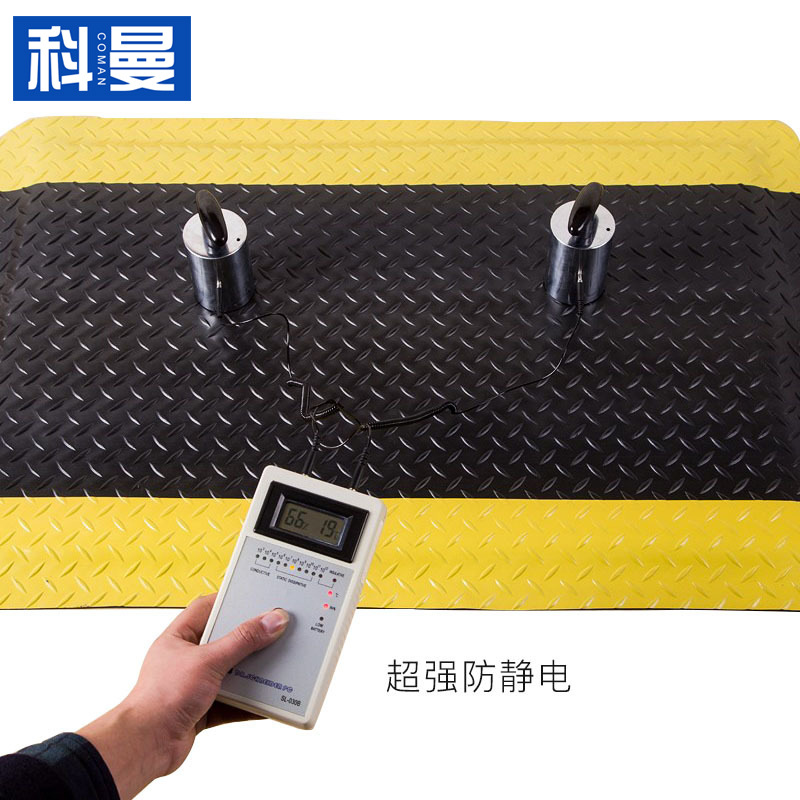 Customized PVC anti-static floor mat willow leaf anti-fatigue relief high-quality floor mat high temperature resistant anti-slip assembly line foot mat