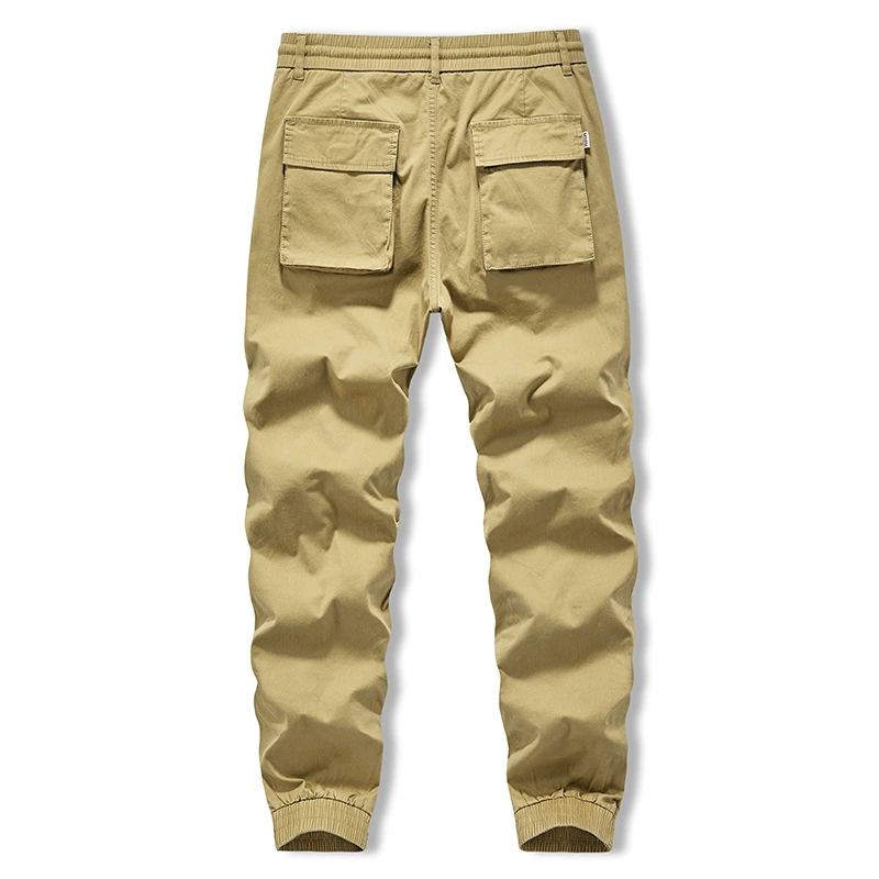 Spring autumn elastic casual trousers
