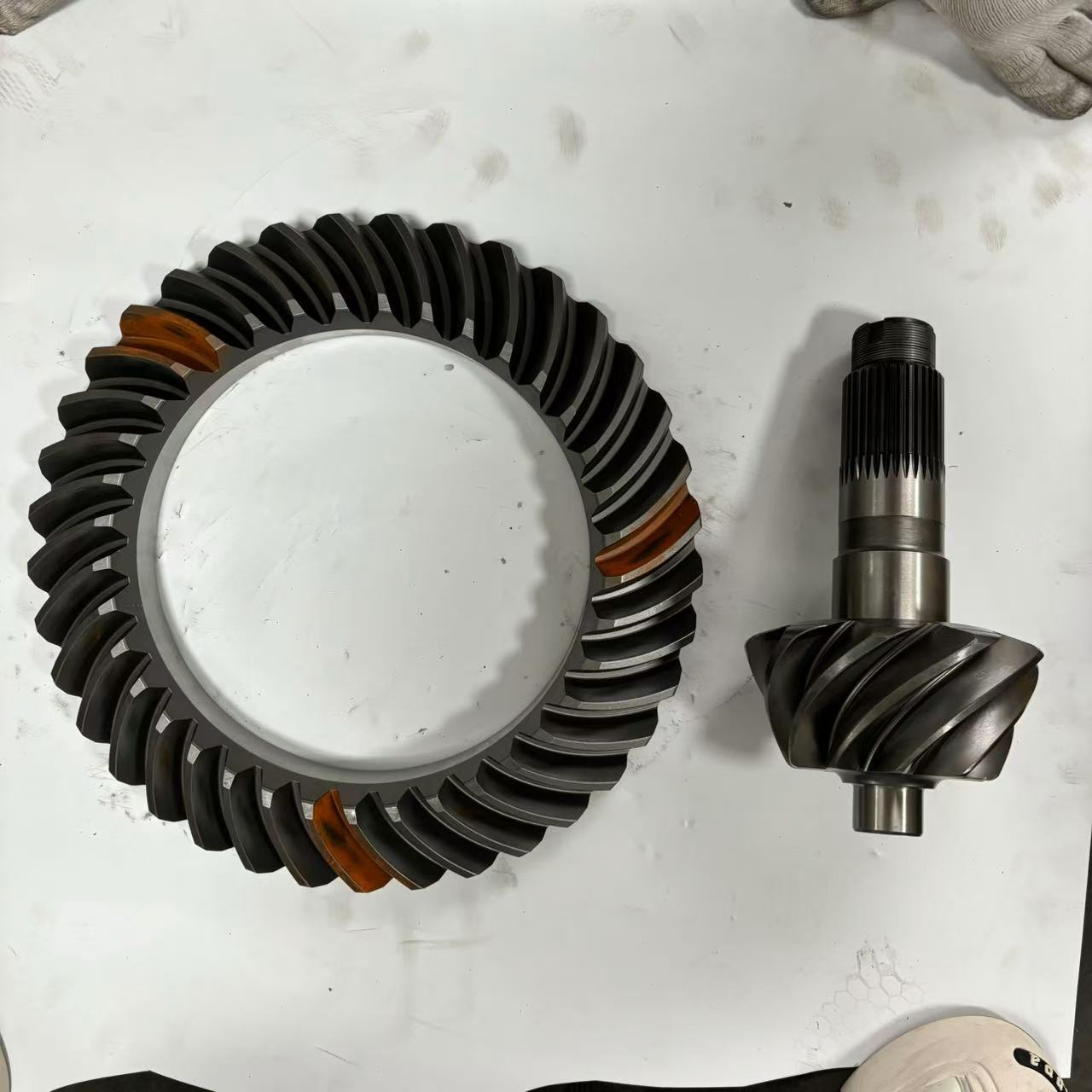 PX400 middle axle 3.7 basin angle tooth 2402040QF001J driving and driven bevel gear